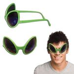 Green Alien Costume Sunglasses - Green