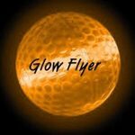 Buy Custom Printed Orange Glow Flyer Golf Ball with light stick