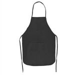 10 oz. Cotton Apron - Black