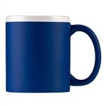 11 oz Sunrise Velvet Touch Ceramic Coffee Mug - Blue