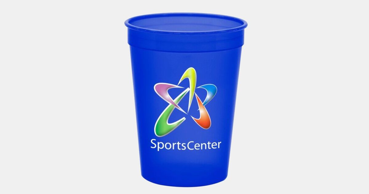 CupsOnTheGo 12 Oz Stadium Cup Digital Imprint with your logo
