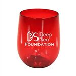 12 oz. Recycled Stemless Wine Glass - Red