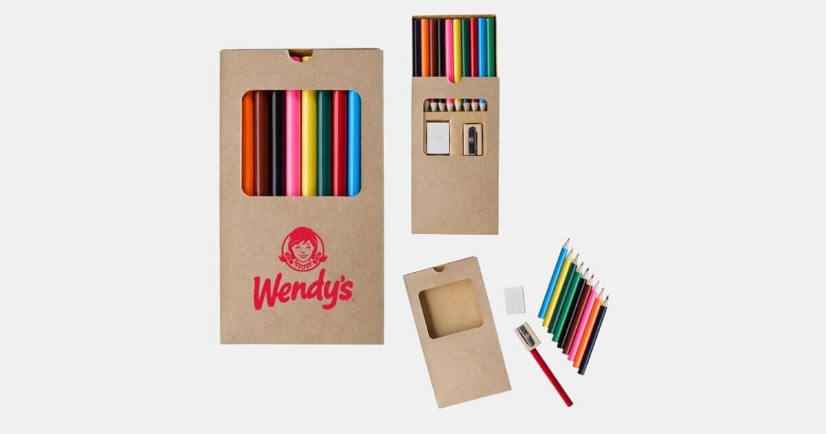Mini Draw Set 12-Piece Drawing Set with your logo | MiniThrowBalls.com
