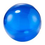 12" Translucent Beach Ball - Blue