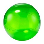 12" Translucent Beach Ball - Green