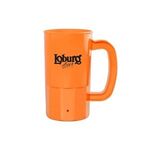 14 Oz. Plastic Stein - Neon Orange