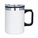 14oz Economy Camping Mug - White