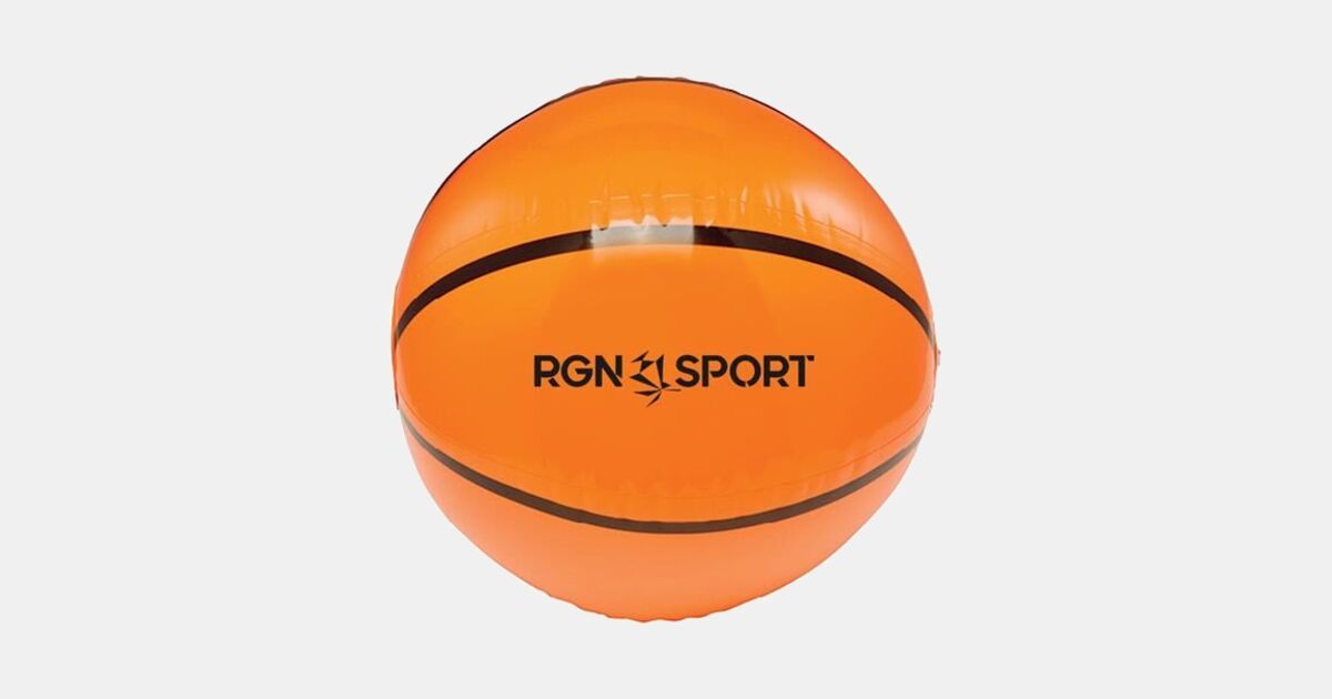 16" Inflatable Basketball Beach Ball with your logo