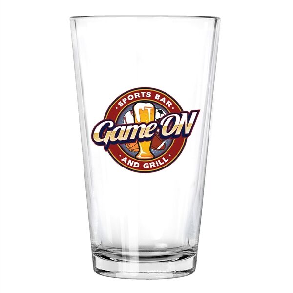 Main Product Image for Custom Imprinted Pint Glass - 16 oz.  USA Made, Full Color