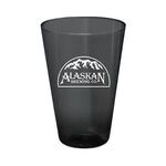 16 oz. Plastic Pint Glass - Smoke