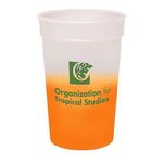 17 Oz. Mood Stadium Cup - Frosted to Orange