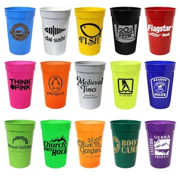 Main Product Image for Custom Imprinted Smooth Stadium Cup 17 oz