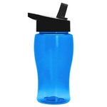 18 Oz Bottle - Handle Straw Lid - Royal Blue