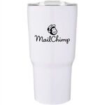 20 oz Chimp Double Wall Stainless Vacuum Tumbler - White