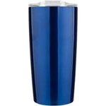 20 oz  Vacuum Insulated Tumbler - Blue-clear