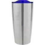 20 oz  Vacuum Insulated Tumbler - Silver-blue