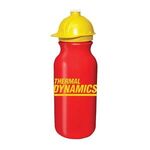 20 oz. Value Cycle Bottle w/ Safety Helmet Push 