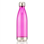 24 oz Single Wall Eastman Tritan copolyester bottle BakBuk - Clear Pink