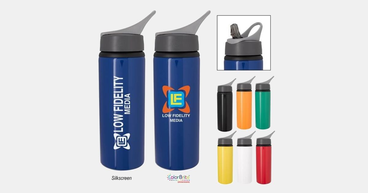 25 Oz Tario Aluminum Bike Bottle with your logo