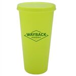 26 oz. Tumbler with Lid - Neon Yellow