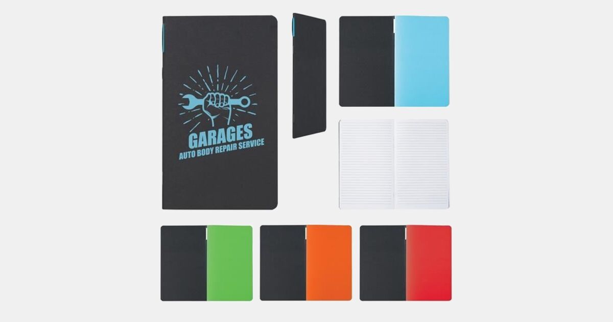 Script Notebook with your logo | MiniThrowBalls.com