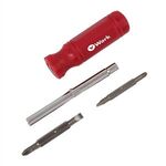 6-in-1 Screwdriver with Phillips, Flat, and Hex capabilities -  