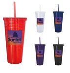 Buy Custom Printed Square-Pattern Double-Wall Tumbler - 23 oz.