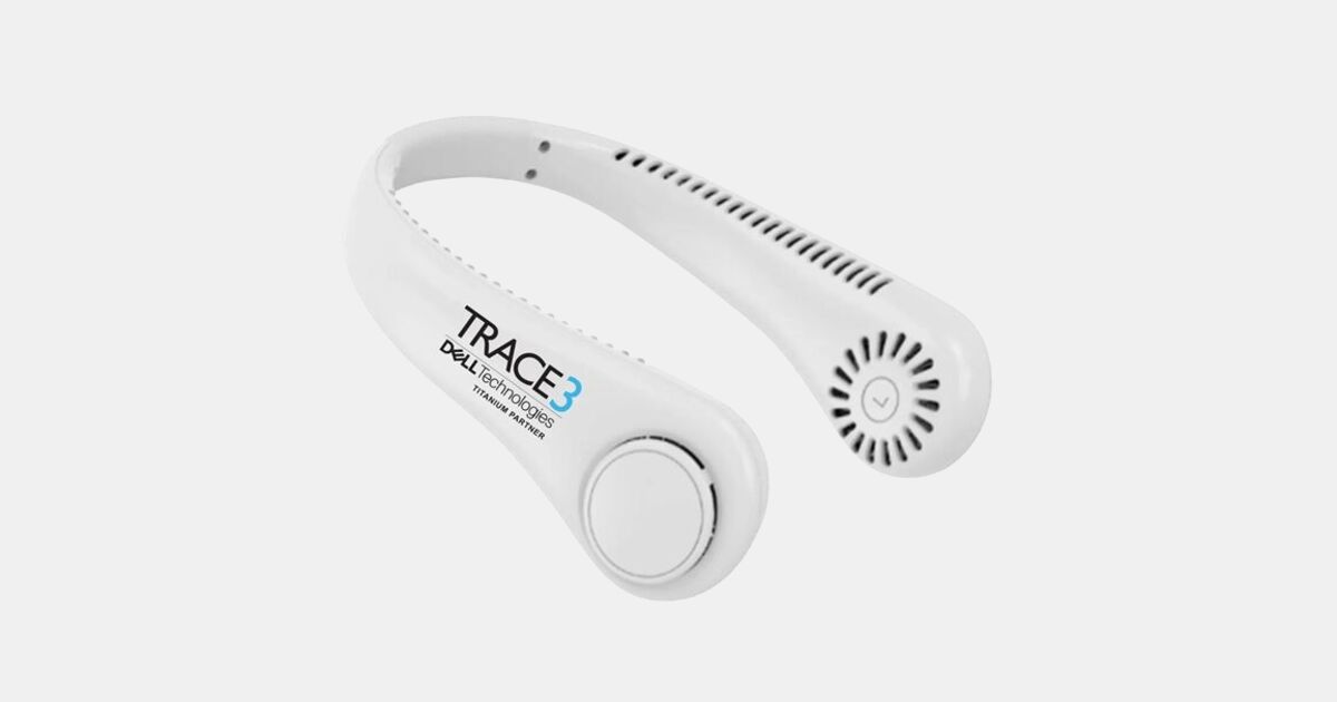 Custom Printed Bladeless Adjustable 3 Speed Hanging Neck Fan with your ...