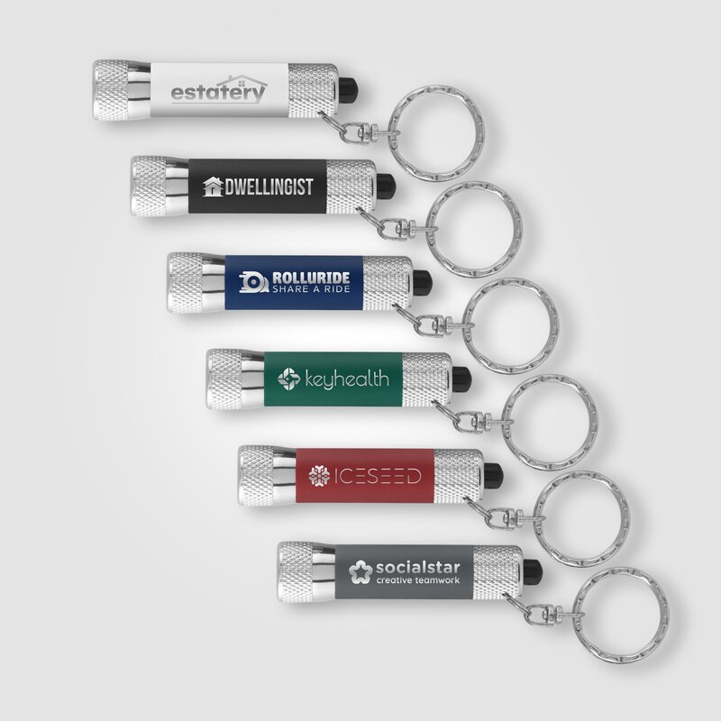 Main Product Image for Laser Engraved Chroma Softy - LED Flashlight with Keyring