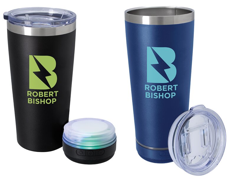 Main Product Image for Custom Imprinted Tumbler with Wireless Speaker - 20 oz.