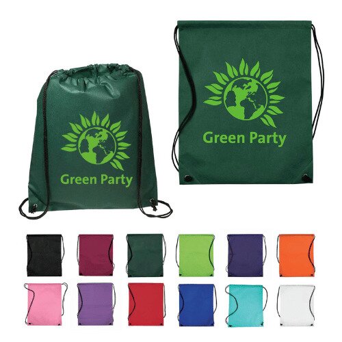 Main Product Image for Custom Printed Non-Woven Drawstring