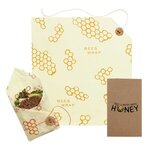 Buy Custom Printed Bees Wax Large Sandwich Wrap with Tie 13" x 13"