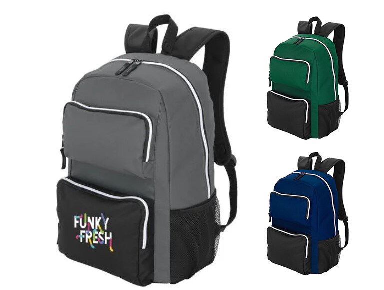 Main Product Image for Custom Imprinted RPET Double-Pocket Computer Backpack