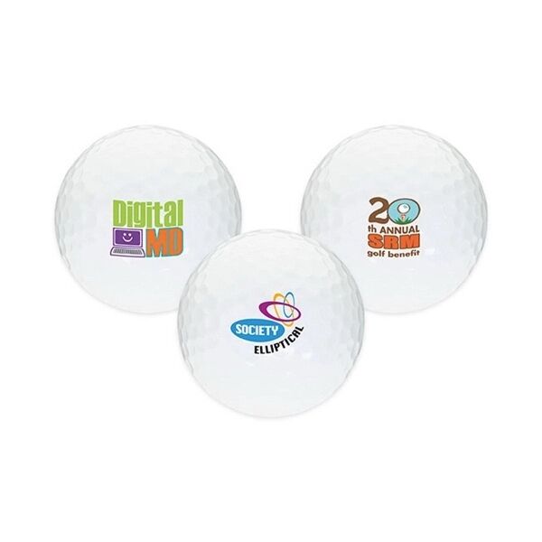 Main Product Image for Custom Printed White Golf Ball STD Service