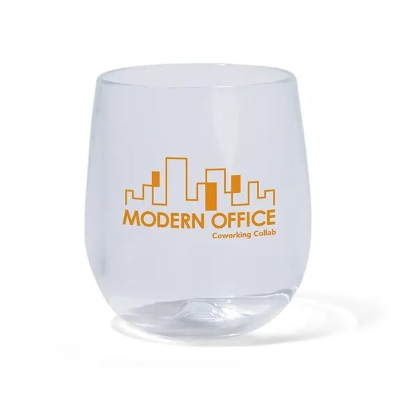 Main Product Image for Custom Imprinted Silipint(R) Clear Stemless Wine Glass - 12 oz.