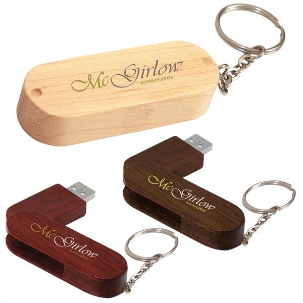 Main Product Image for Custom Imprinted Bamboo Bullet USB 2.0 Flash Drive