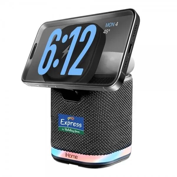 Main Product Image for Custom Imprint iHome Dual Wireless Charger w/ Bluetooth Speaker