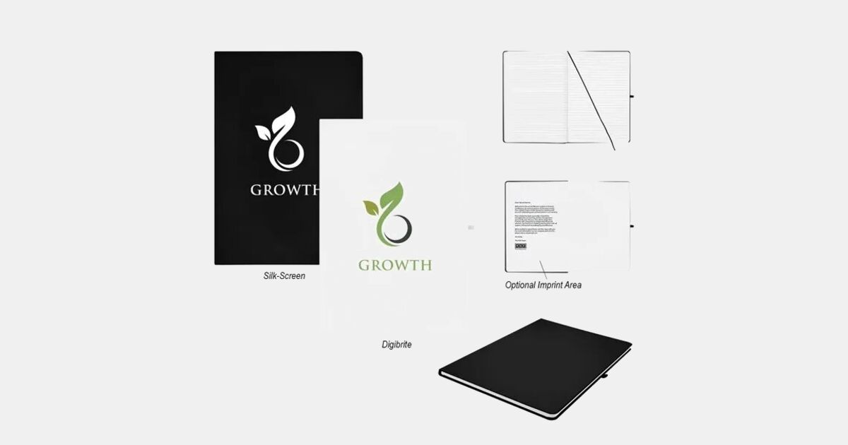 Custom Printed Journal with your logo | MiniThrowBalls.com