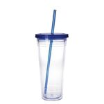 Design this item in Clear Tumbler/ Blue Lid/ Blue Straw