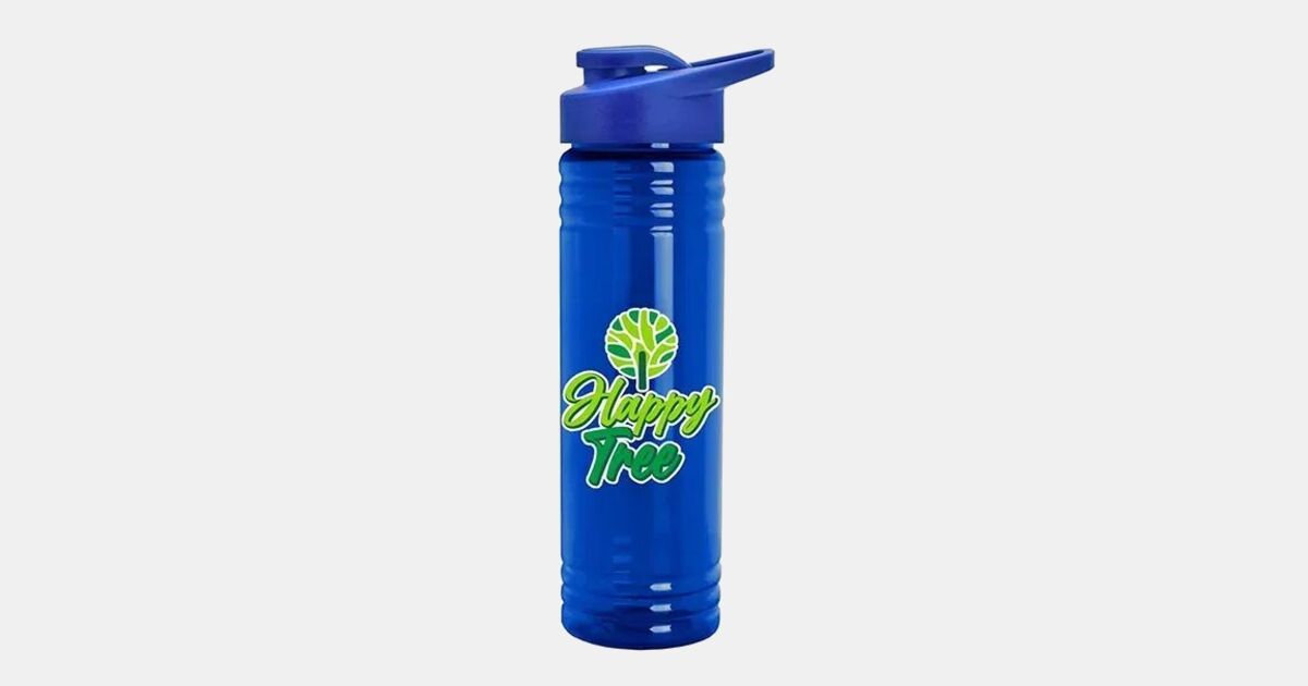 Custom Printed Slim Fit UpCycle RPET Bottle 24 oz with your logo ...