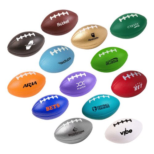 Main Product Image for Custom Printed Stress Football  3"