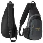 AeroLOFT™ Crossbody Sling Backpack - Gray/Black