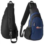 AeroLOFT™ Crossbody Sling Backpack - Navy Blue/black