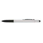 Alicante Aluminum Spin Top Stylus Pen - Metallic Silver