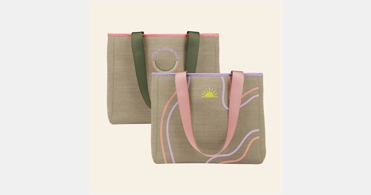 Commercial printed neoprene tote