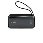 Anker Power Bank (30W, Built-In USB-C Cable) -  