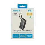 Anker Power Bank (30W, Built-In USB-C Cable) -  