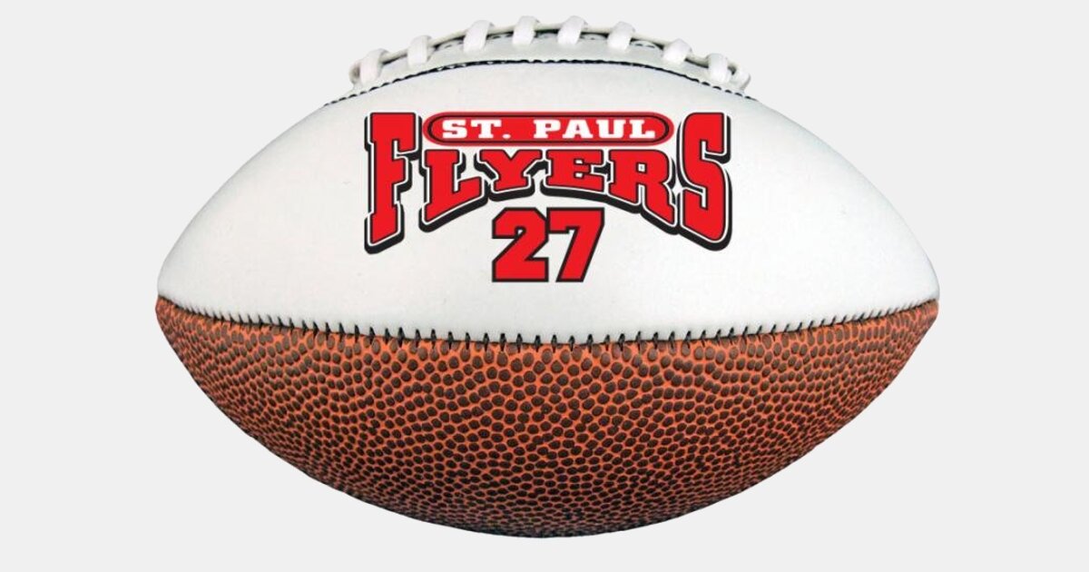 Custom Printed Mini Autograph Football 78" with your logo