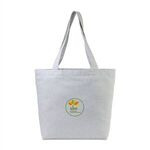 AWARE™ Recycled Cotton Shopper Tote Bag - Light Grey