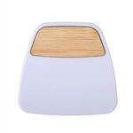 Bamboo Accent Magnetic Clip with Pen Holder -  